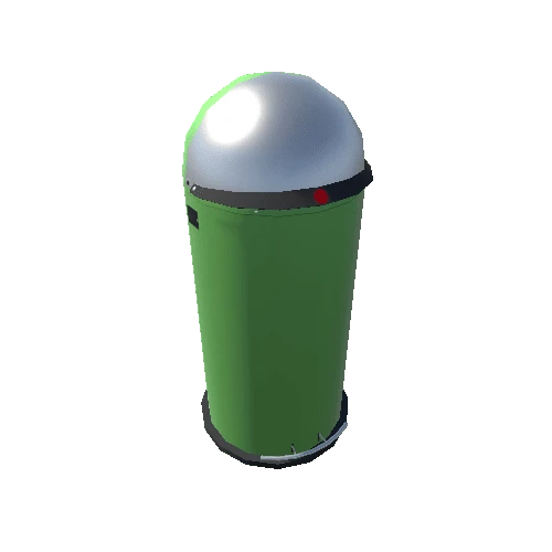 Modern Dustbin_02_Green